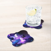 背景（蝶の夜） ペーパーコースター (インサイチュ)