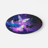 背景（蝶の夜） ペーパープレート (アングル)