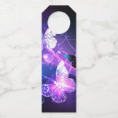 背景（蝶の夜） ボトルネックタグ (正面)