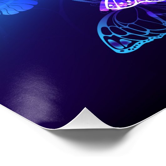 背景（蝶の夜） ポスター (コーナー)