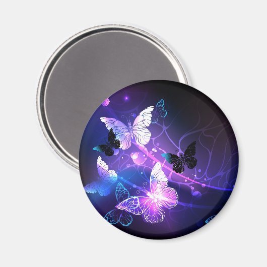 背景（蝶の夜） マグネット (正面/裏面)