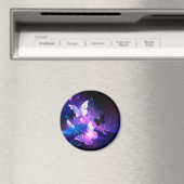 背景(蝶の夜) マグネット (インサイチュ (食洗機))