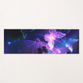 背景（蝶の夜） ヨガマット (正面(横))