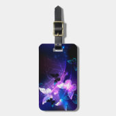 背景（蝶の夜） ラゲッジタグ (正面縦)