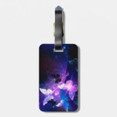 背景（蝶の夜） ラゲッジタグ (裏面縦)