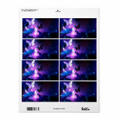 背景(蝶の夜) ラベル (フルシート)