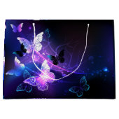 背景（蝶の夜） ラージペーパーバッグ (正面)