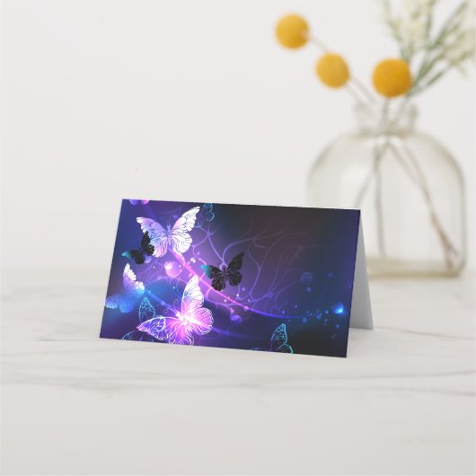 背景（蝶の夜） ロイヤリティカード (正面)