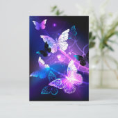 背景（蝶の夜） 出欠カード (スタンド正面)