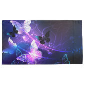 背景（蝶の夜） 枕カバー (正面右)