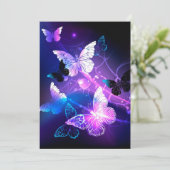 背景（蝶の夜） 案内状 (スタンド正面)