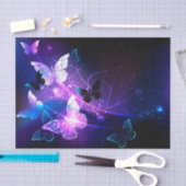 背景（蝶の夜） 薄葉紙 (クラフト)