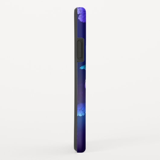 背景（蝶の夜） Case-Mate iPhoneケース (裏面/右)