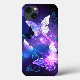 背景（蝶の夜） iPhone 13ケース