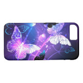 背景(蝶の夜) Case-Mate iPhoneケース (裏面(横))