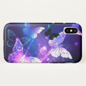 背景(蝶の夜) Case-Mate iPhoneケース (裏面(横))