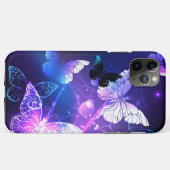 背景（蝶の夜） Case-Mate iPhoneケース (裏面(横))