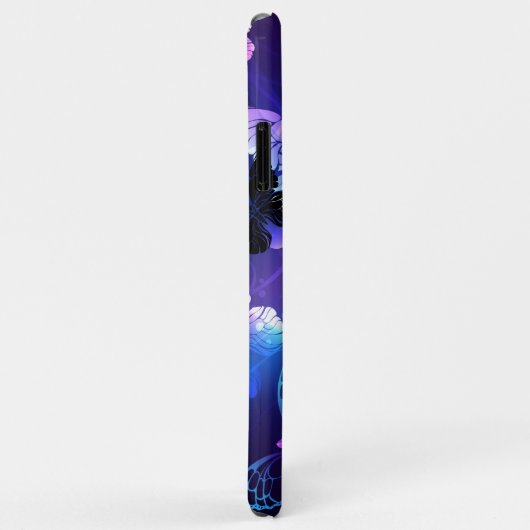 背景（蝶の夜） Case-Mate iPhoneケース (裏面/右)