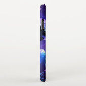 背景（蝶の夜） iPhoneケース (右側)