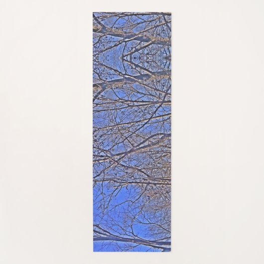 背景（青） ヨガマット (正面)