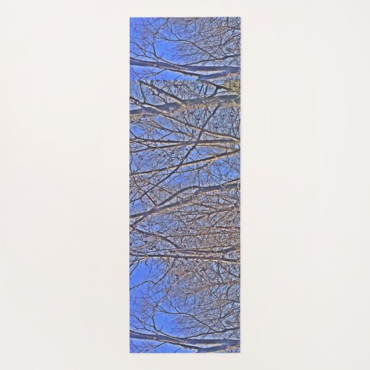 背景(青) ヨガマット (裏面)