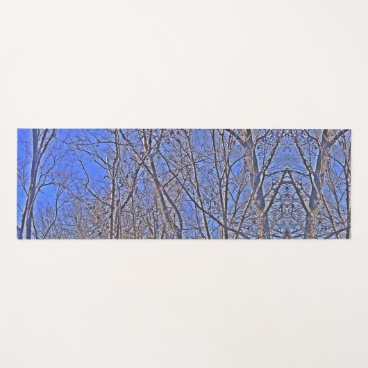 背景（青） ヨガマット (正面(横))