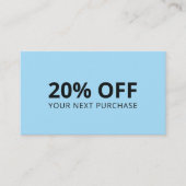 背景（青） 名刺 (正面)