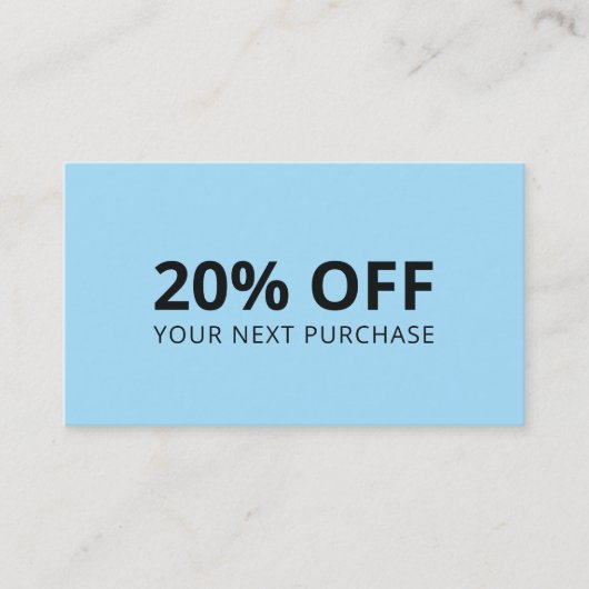 背景（青） 名刺 (正面)