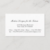 背景（青） 名刺 (裏面)