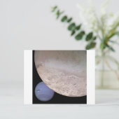 背景NASAのネプチューンのトリトン ポストカード (スタンド正面)