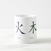 背景sans芸術家の中 コーヒーマグカップ (中央)