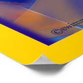 背泳ぎ ポスター (角)