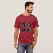 背番号23 ユニバーシティスポーツジャージ｜23歳の誕生日 Tシャツ (正面フル)