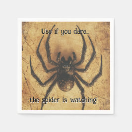 🕷️背筋がヒリヒリするスパイダーハロウィンバッシュ スタンダードカクテルナプキン