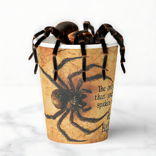🕷️背筋がヒリヒリするスパイダーハロウィンバッシュ 紙コップ