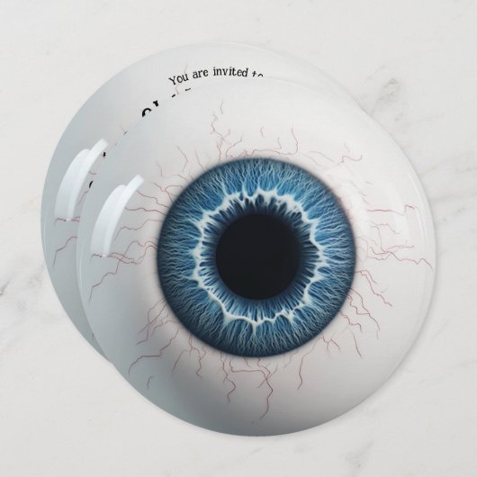 背筋が寒いハローウィンパーティ! 招待状 (正面/裏面)