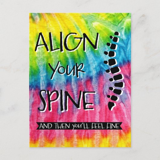 背筋を合わせると、チ感じロ素晴らしが ポストカード (正面)