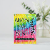 背筋を合わせると、チ感じロ素晴らしが ポストカード (スタンド正面)