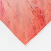 背絵画黒の美しい鷲の抽象芸術 フリースブランケット (角)