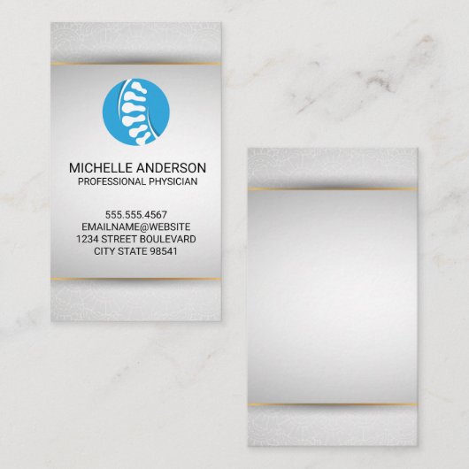 背背 |健康と健康 名刺 (正面/裏面)