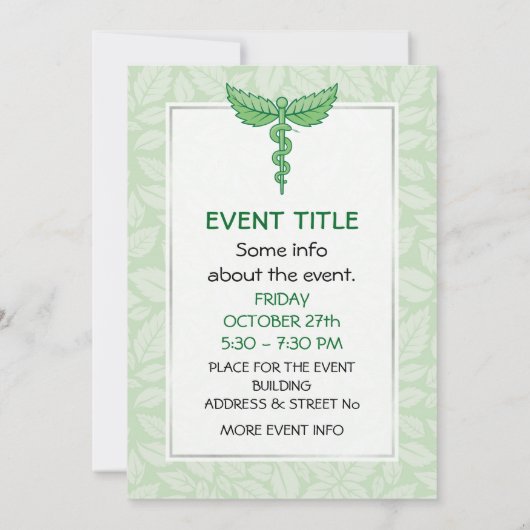 背葉景 招待状 (裏面)