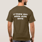 背部が付いているPtownくまのワイシャツ Tシャツ (裏面)