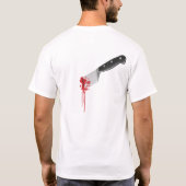 背部で刺される Tシャツ (裏面)