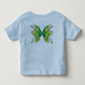 背部の妖精の翼 トドラーTシャツ (裏面)