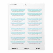 背部の筋肉の半身大 ラベル (フルシート)