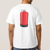 背部スキューバワイシャツのカスタマイズ可能なタンク Tシャツ (裏面)