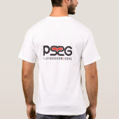 背部ロゴのPS2G WhiteShirt Tシャツ (裏面)