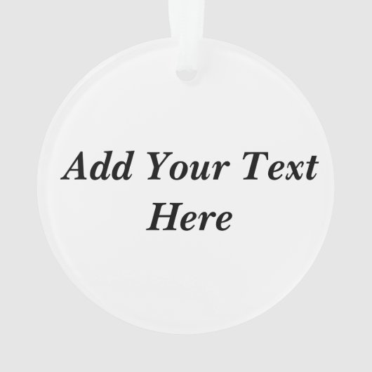 背部休日のオーナメントの写真そして文字を加えて下さい オーナメント (裏面)