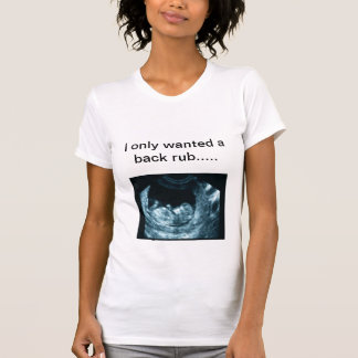 背部摩擦 Tシャツ