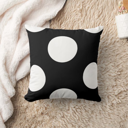 背部水玉模様 クッション (ブランケット)